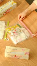 NISHIKIN HINICHIJOU チャーム付チャック袋スライダー式 3点セット かわいいチャーム付き