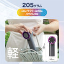 ハンディファン 冷却プレート(ペルチェ式）モバイルバッテリー付き扇風機 サーキュレーター  手持ち 携帯扇風機 充電式 100段階風量調節 ハンディ扇風機 冷却プレート 卓上扇風機