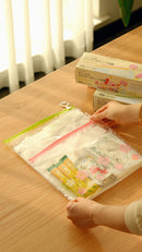 NISHIKIN HINICHIJOU チャーム付チャック袋スライダー式 3点セット かわいいチャーム付き