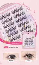 つけまつげ のリ不要 ２秒マツエク 落ちにくい 5Dつけまつげ 60束入 ブラック 5Dつけまつげ 立体感 自然派 人気 束感 部分 接着剤不要で簡単装着 長持ち 長時間キープ 耐久性が高い 自然な束感 粘着力強い 繰り返し利用