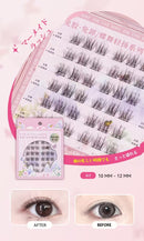 つけまつげ のリ不要 ２秒マツエク 落ちにくい 5Dつけまつげ 60束入 ブラック 5Dつけまつげ 立体感 自然派 人気 束感 部分 接着剤不要で簡単装着 長持ち 長時間キープ 耐久性が高い 自然な束感 粘着力強い 繰り返し利用