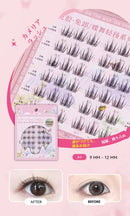 つけまつげ のリ不要 ２秒マツエク 落ちにくい 5Dつけまつげ 60束入 ブラック 5Dつけまつげ 立体感 自然派 人気 束感 部分 接着剤不要で簡単装着 長持ち 長時間キープ 耐久性が高い 自然な束感 粘着力強い 繰り返し利用