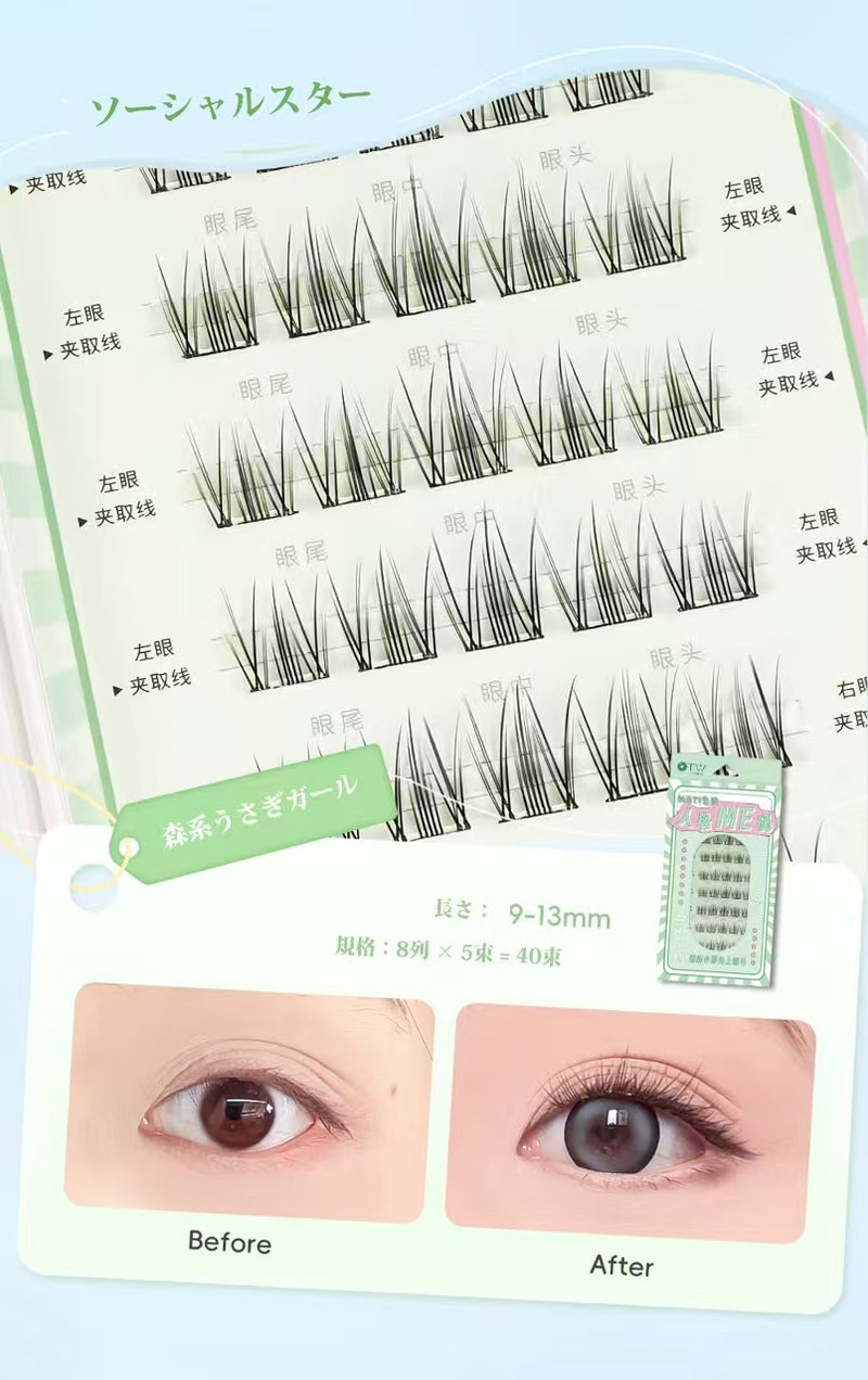 つけまつげ 接着剤不要 バレにくい ブラック つけまつげ ナチュラル 人気 束感 自まつげ風 可愛い 自然派 OL 学生 コスプレイ 初心者 簡単装着 長時間キープ 耐久性高い アイメーク メークアップ 粘着力強い 落ちにくい 汗 水 皮脂に強い