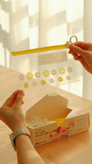 NISHIKIN HINICHIJOU チャーム付チャック袋スライダー式 3点セット かわいいチャーム付き