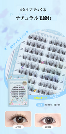 つけまつげ のリ不要 ２秒マツエク 落ちにくい 5Dつけまつげ 60束入 ブラック 可愛い 5Dつけまつげ 立体感 自然派 人気 束感 部分 初心者 接着剤不要で簡単装着 長持ち 長時間キープ 耐久性が高い アイメーク 自然な束感 粘着力強い 繰り返し利用