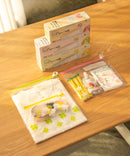 NISHIKIN HINICHIJOU チャーム付チャック袋スライダー式 3点セット かわいいチャーム付き