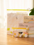 NISHIKIN HINICHIJOU チャーム付チャック袋スライダー式 3点セット かわいいチャーム付き