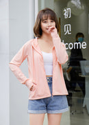 LILIANDILANUVカット接触冷感カーディガン ピンク　pink　長袖 薄手 軽量 涼感　冷房対策 日焼け防止 長袖 おしゃれ