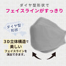 NISHIKIN BRILLIANT MAKE UP MASK3色アソート 個包装30枚入（ホワイト・グレー・ブラック各10枚）不織布マスク 使い捨て