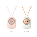 M18 首掛けハンディ 扇風機 ピンク