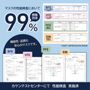 NISHIKIN　FIRSTIMPRESSION　MASKプリーツ型00 個包装（175*95）3色×9枚　27枚入　ネイビー・グレー・ブラック