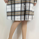 LILIANDILAN　シャツワンピース黄色　北欧風 格子柄 北欧テイストone size