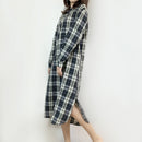 LILIANDILAN　シャツ風ワンピー　グリーン　7628＃one size