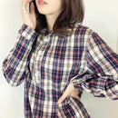 LILIANDILAN シャツ風ワンピー　パープル　7628＃one size