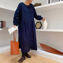 LILIANDILAN シャツワンピース　ブルー 009